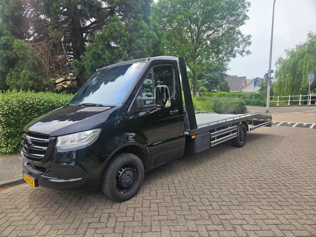Mercedes-Benz Sprinter 319 CDI Autotransporter Oprijwagen Zwart Automaat