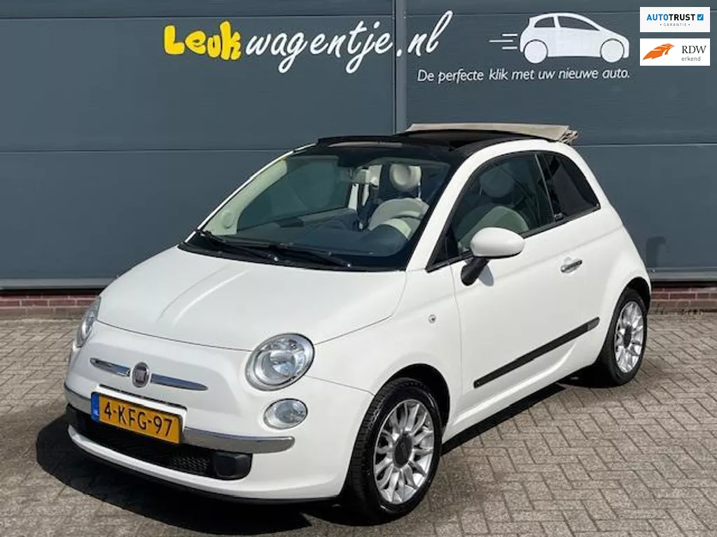 Fiat 500 C 1.2 Lounge Cabrio *groot scherm *airco *p-sensor