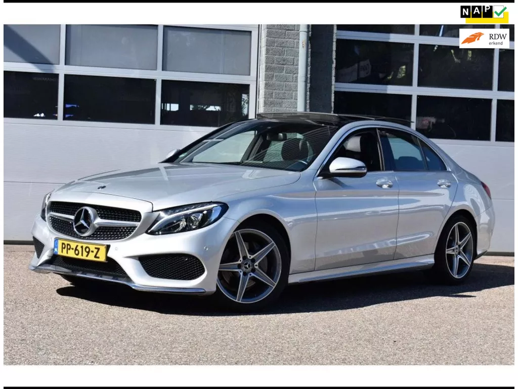 Mercedes-Benz C-klasse 180 Business Solution AMG Bj:2017|Pano|Leder|NAP