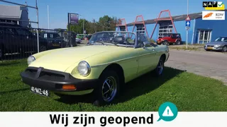 MG B type 1.8 Roadster 83252 km NL geleverde auto in excellent mooie staat. APK vrijgesteld