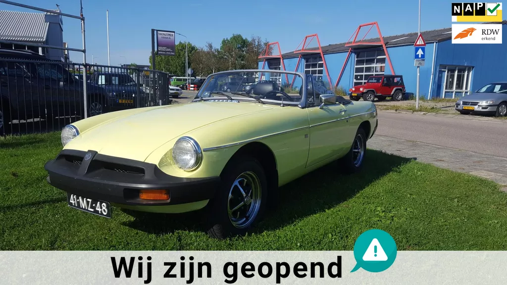 MG B type 1.8 Roadster 83252 km NL geleverde auto in excellent mooie staat, APK tot 03-07-2026