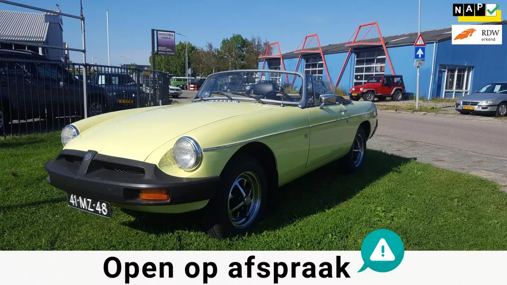 MG B type 1.8 Roadster 83252 km NL geleverde auto in excellent mooie staat, Nieuwe APK Bij levering