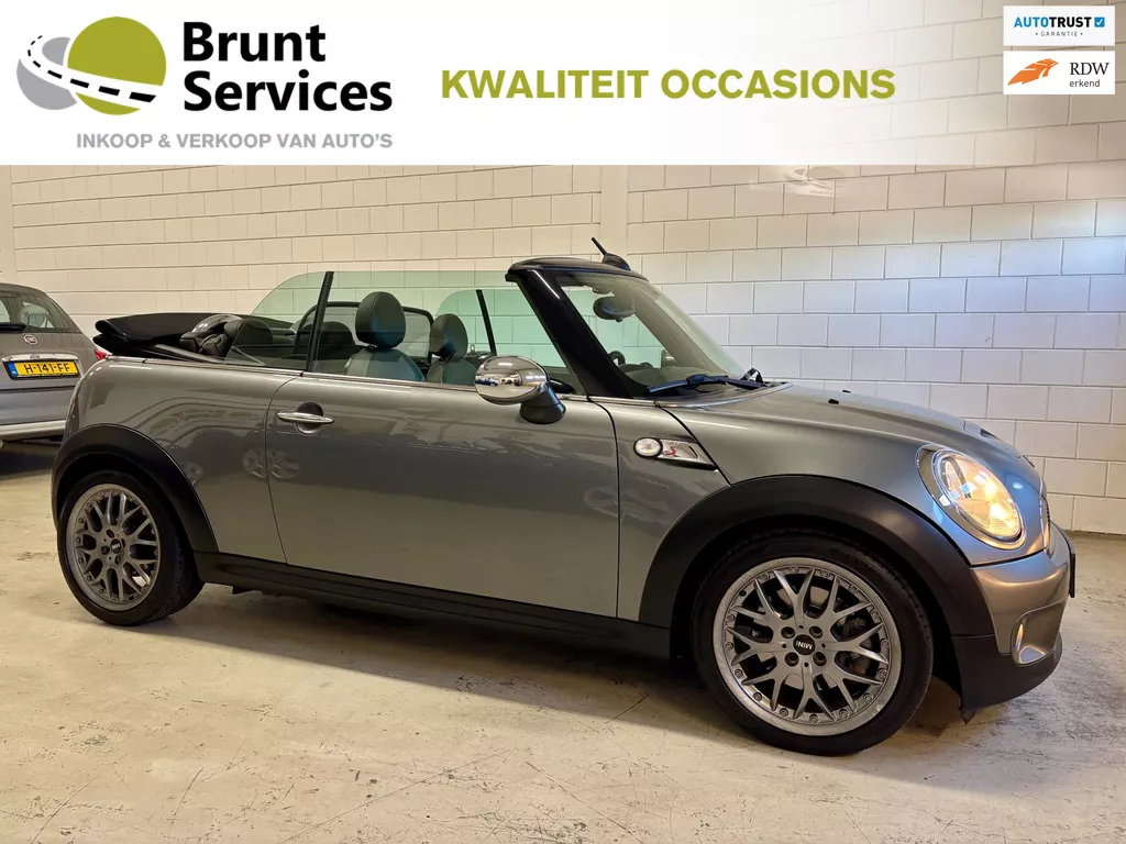 Mini Mini Cabrio 1.6 Cooper S Chili Bj10|Automaat|Leer|Clima|Pdc|Harman/Kardon|Vol opties !!