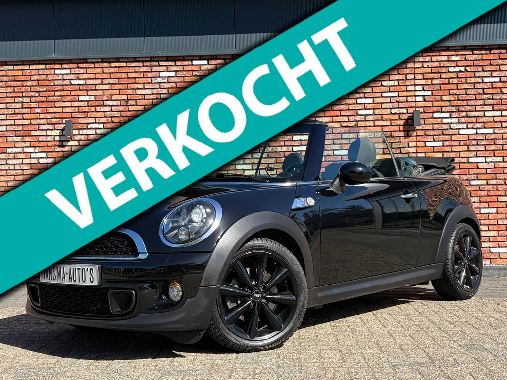 Mini Cabrio 1.6 Cooper S Chili 184PK HK Leer Stoelverw Pdc Clima Voll.Onderhouden Uitstraling!