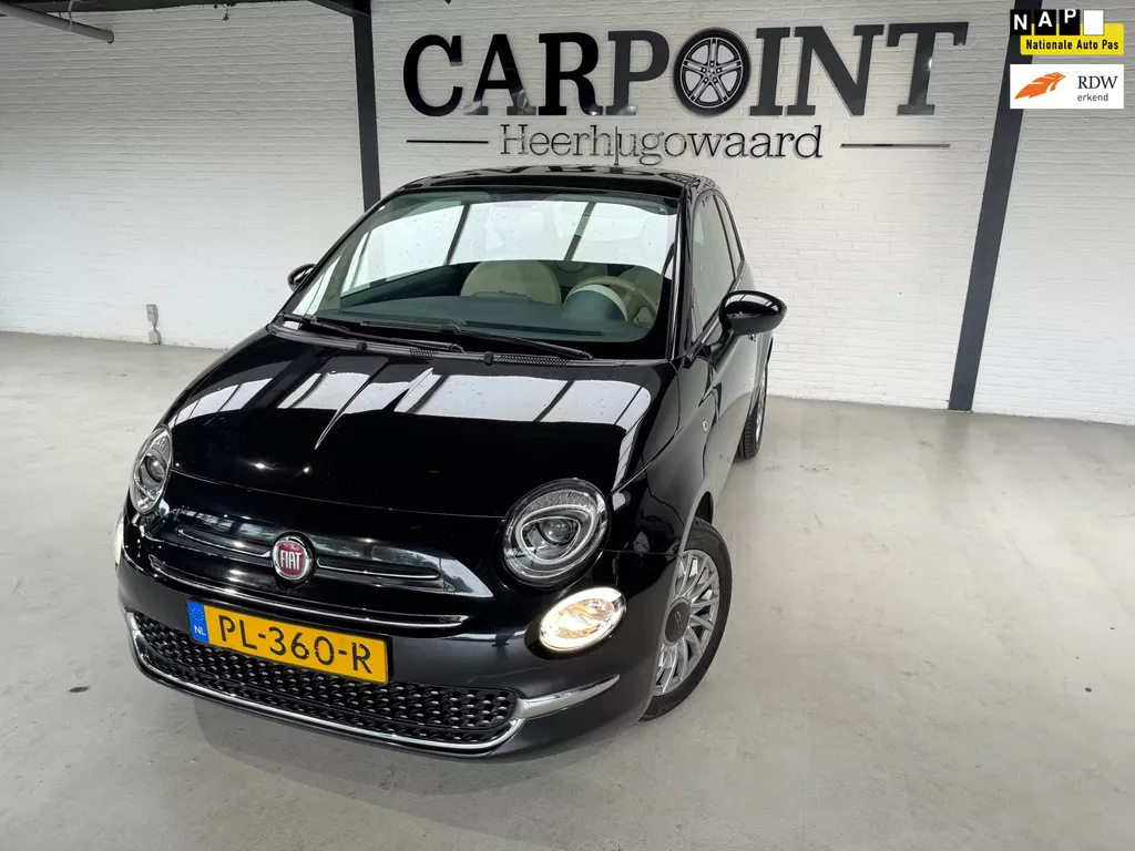 Fiat 500 0.9 TwinAir Turbo Lounge 2017 Pano Cruise Airco Weinig KM NAP Lm velgen