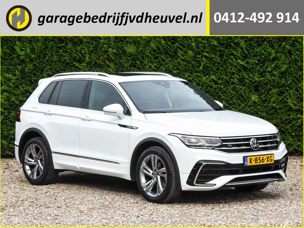 Volkswagen Tiguan 1.5 TSI R-Line Business+ / 1e eig. / pano-dak / zwart leer / adaptieve cruise control / R-line / trekhaak