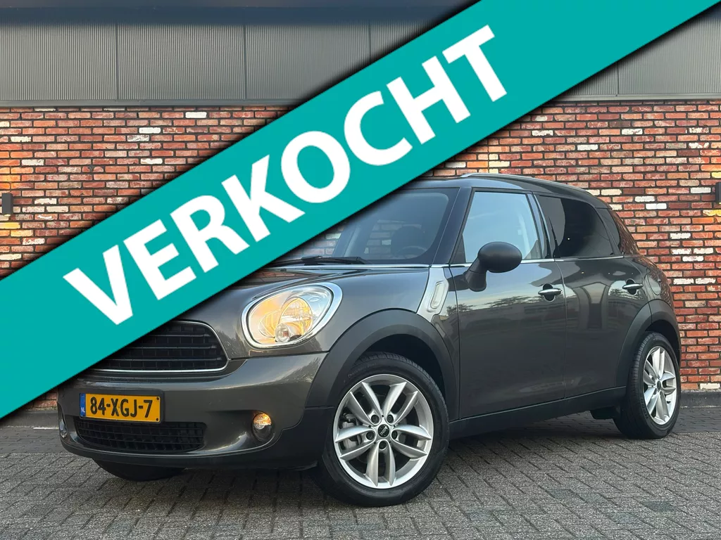 Mini Countryman 1.6 One Edition Nav/Cruise Half-Leder Bluetooth Airco Orig.NL!