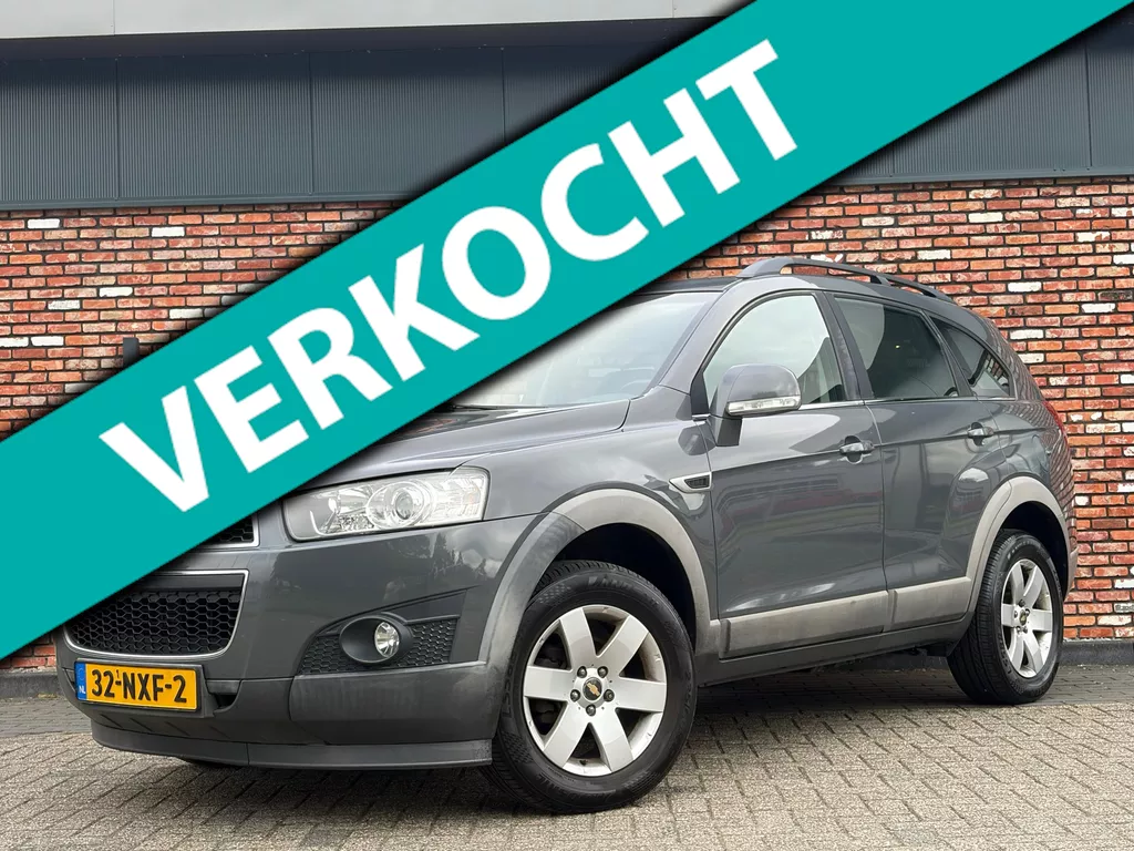 Chevrolet Captiva 2.4i LT 2WD 7-Pers Trekhaak Nav/Cruise Clima Camera Voll.Onderhouden!