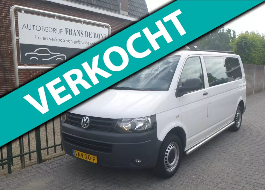 Volkswagen Transporter 2.0 TDI L2H1 BM DC Highline AIRCO NIEUWE APK € 5850 EX BTW