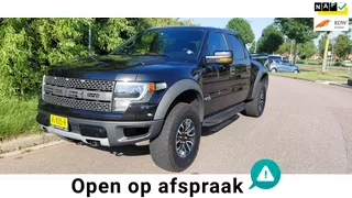 Ford F 150 RAPTOR 5 Persoons Crewcab 6.2 V8 457 PK LPG-G3 Schuifdak Leder