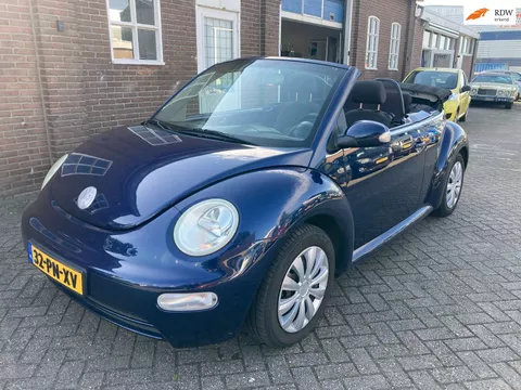 Volkswagen New Beetle Cabriolet 2.0 Highline Bj 2003, Car Play, Elektrisch dak, APK TOT 06-2027 inruil is mogelijk