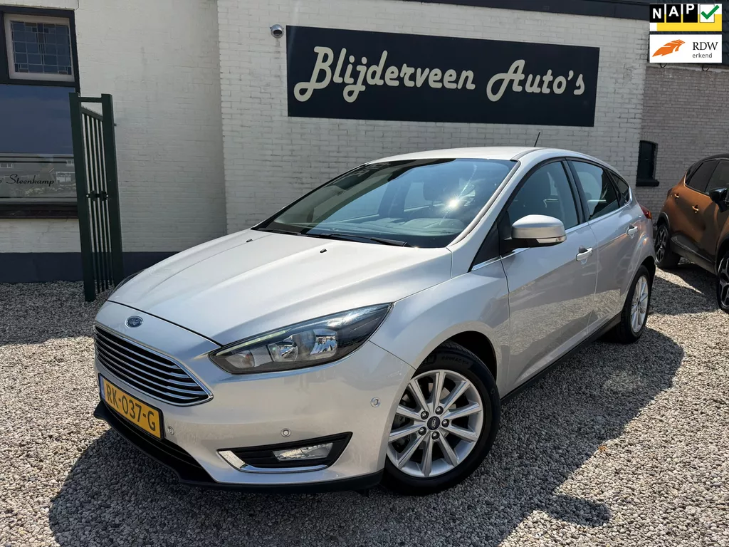 Ford Focus 1.0 Titanium Edition Stoel VW. | Navi | PDC | LM | Cruise | Keyless | Org. NL