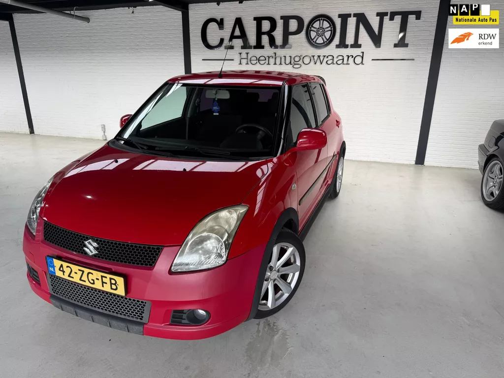 Suzuki Swift 1.5 Exclusive 2008 Sport 5-Deurs Airco Sportvelgen Navi Apk Juli 2027
