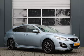 Mazda 6 2.0 Business+ Automaat Clima/Cruise/Stoelverwarming/PDCv+a/Navi/Bluetooth/Dodehoek/RadioCD.AUX/17"LM/Dealer/APK:30-04-2027