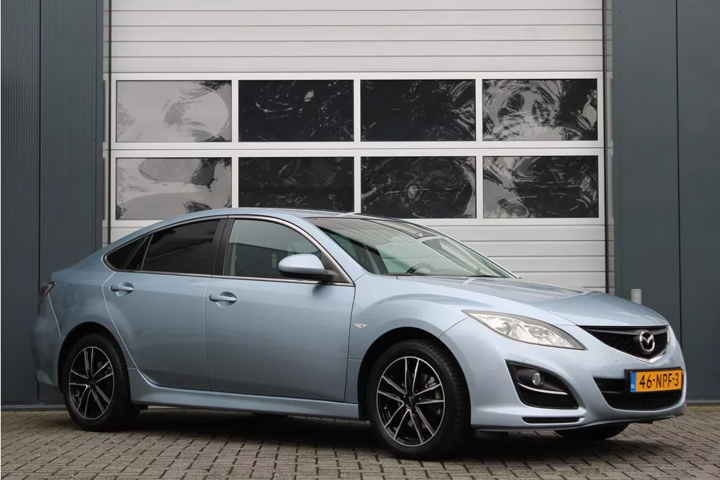 Mazda 6 2.0 Business+ Automaat Clima/Cruise/Stoelverwarming/PDCv+a/Navi/Bluetooth/Dodehoek/RadioCD.AUX/17"LM/Dealer/APK:30-04-2027
