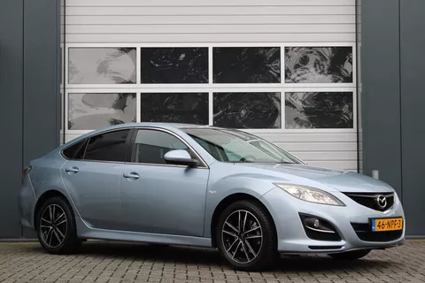 Mazda 6 2.0 Business+ Automaat Clima/Cruise/Stoelverwarming/PDCv+a/Navi/Bluetooth/Dodehoek/RadioCD.AUX/17"LM/Dealer/APK:30-04-2027