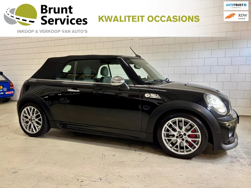 Mini Cabrio 1.6 John Cooper Works Chili Bj.13|Xenon|N18|211PK|leer|navi|Vol opties !!
