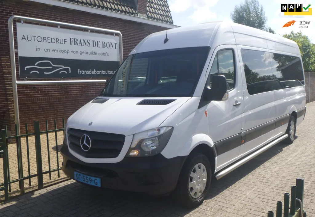 Mercedes-Benz Sprinter 313 2.2 BlueTEC 432 HD DAK AIRCO 9 PERSOONS ROLSTOEL € 9750 EX BTW