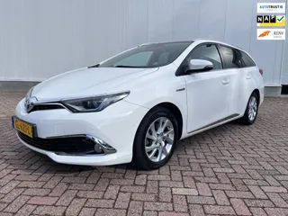 Toyota Auris Touring Sports 1.8 Hybrid Lease pro nieuwmodel panorama dak lederen bekleding Camera navi 2015