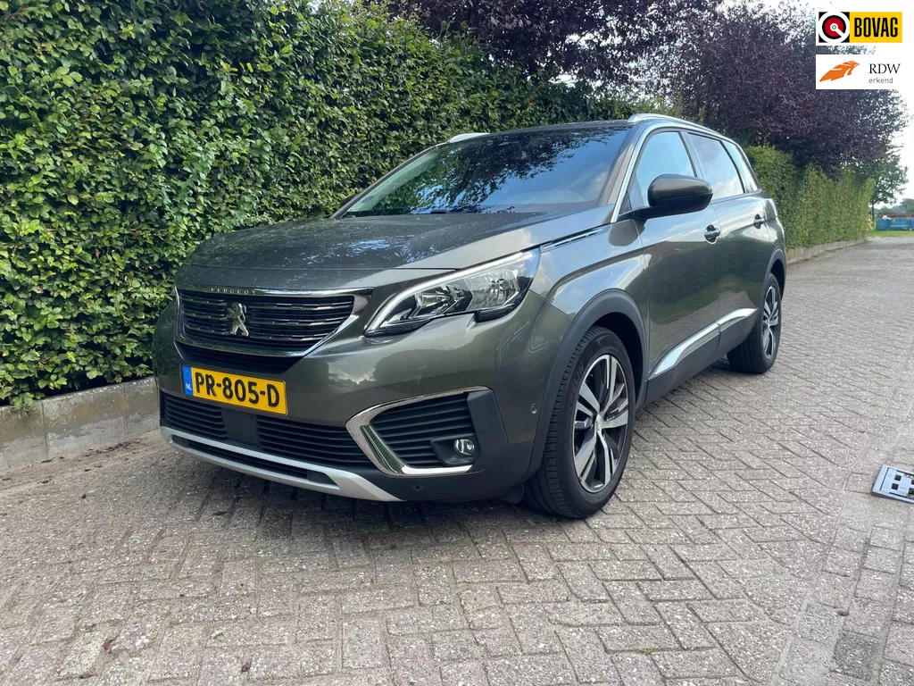 Peugeot 5008 1.2 PureTech Allure-Camera-7 Pers-NL auto-18"-1/2 leer-