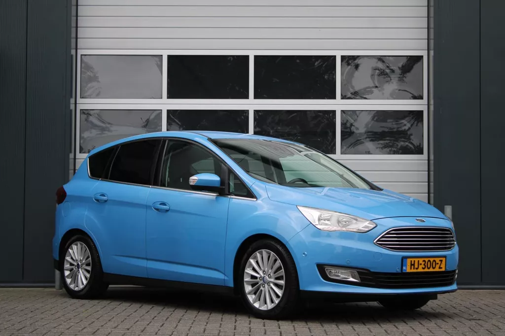 Ford C-Max 1.5 Titanium 150pk Clima/Cruise/Camera/Keyless/Navi/Bluetooth/PDC/Dodehoek/ParkAssist/LED/17LM/Isofix/Dealeronderhouden