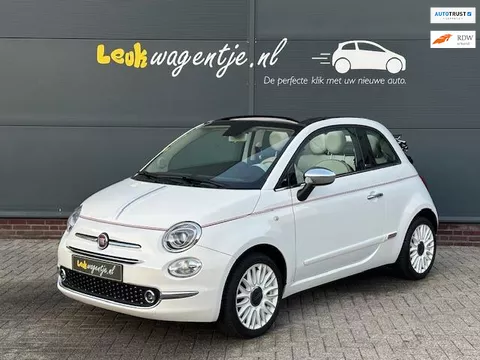 Fiat 500 C 1.2 Dolcevita Cabrio *carplay *leder *unieke kap