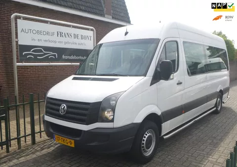 Volkswagen Crafter 35 2.0 TDI L3H2 BM AIRCO 9 PERSOONS ROLSTOEL NIEUWE APK € 7750 EX BTW