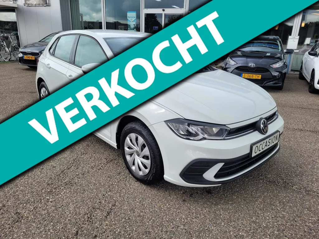 Volkswagen Polo 1.0 TSI Life WIT | Airco | Navi via Apple carplay | LED | Digital cockpit | Originele audio |