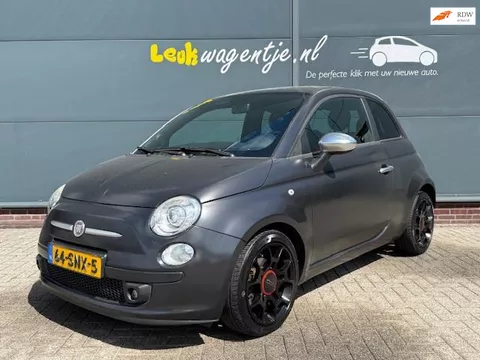 Fiat 500 0.9 TwinAir Blackjack *xenon *airco *leder *16" *NL