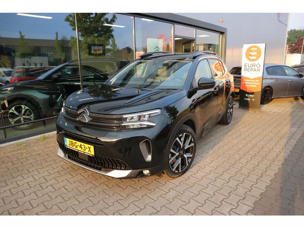 Citroen C5 AIRCROSS 1.2 PureTech Shine AUTOMAAT FACELIFT NAVI ADAPTIVE CRUISE CAMERA LEDER PDC V+A LED RIJKLAARPRIJS!!