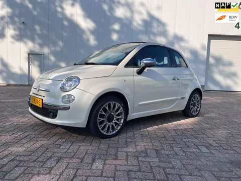 Fiat 500 C 1.2 Rock open dak airco 2010 NL auto apple carplay navigatie