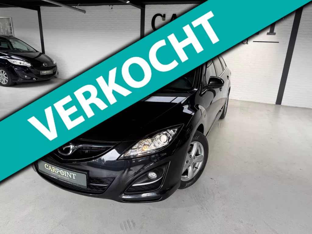 Mazda 6 Sportbreak 2.0 GT-M Line 2012 Bose Half Leer Dodehoek Cruise Pdc Clima Nette Auto