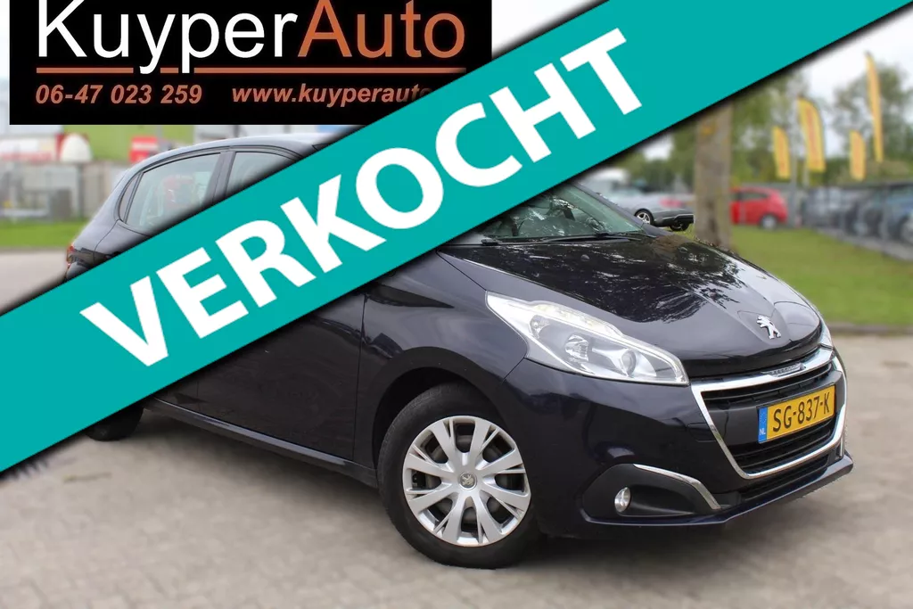 Peugeot 208 1.2 PureTech Blue Lion NAP,, AIRCO ,,MULTIMEDIA ,,NAVI,, LED ,,PARKEERSENSOREN TREKHAAK