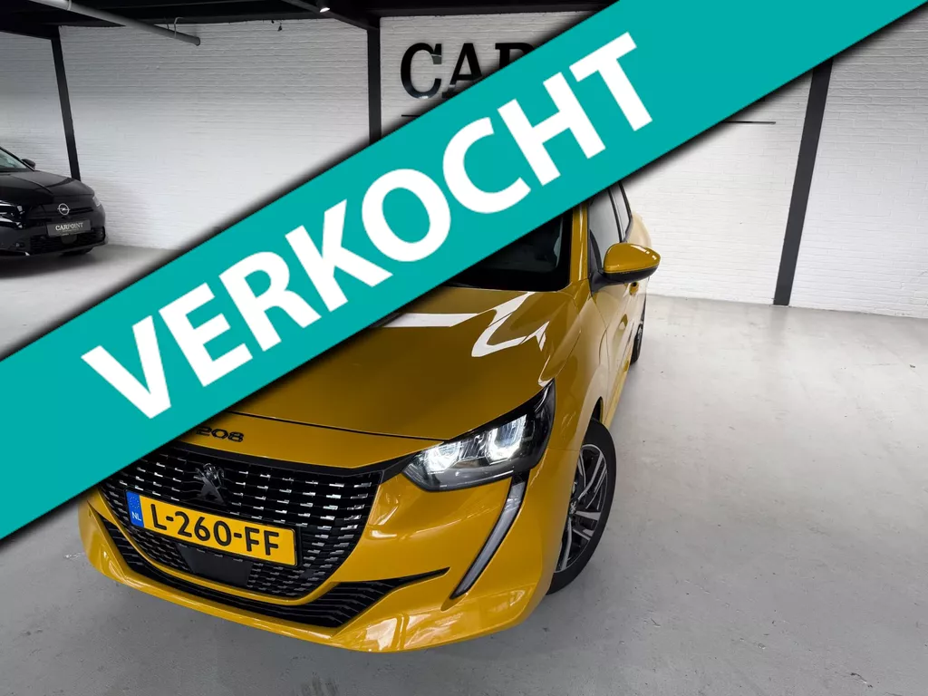 Peugeot 208 1.2 PureTech Allure Pack 2021 Automaat 101PK Camera Cruise LED Half Leer Deal O.H Orig NL
