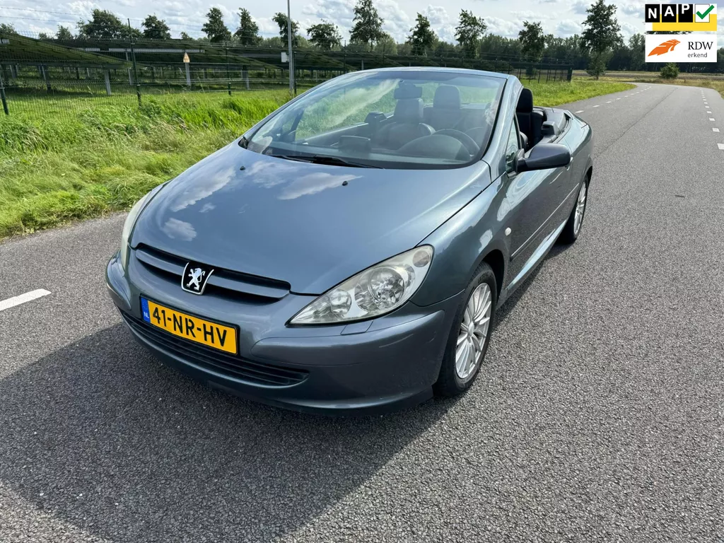 Peugeot 307 CC 2.0-16V, Nieuwe apk , Inuil mogelijk!