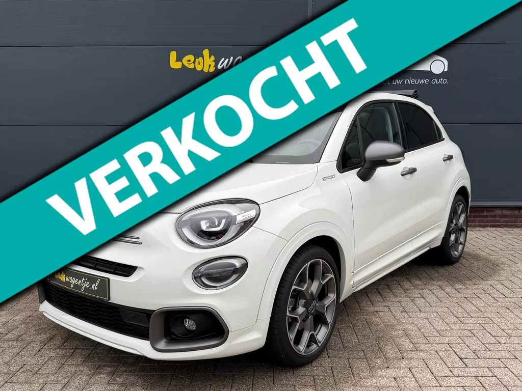 Fiat 500 X 1.5 Hybrid Sport Aut. *vouwdak elektrisch: uniek !