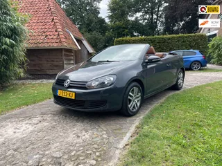 Volkswagen Golf Cabriolet 1.2 TSI BlueMotion-PDC-stoelverw-Trekh-Leer-Tuning 140 pk-Carplay-