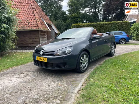 Volkswagen Golf Cabriolet 1.2 TSI BlueMotion-PDC-stoelverw-Trekh-Leer-Tuning 140 pk-Carplay-