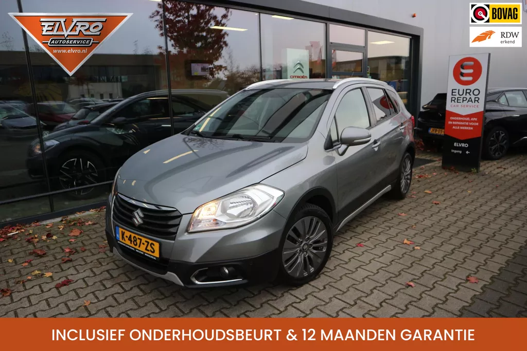 Suzuki SX4 S-Cross 1.6 Exclusive AUTOMAAT CRUISE CLIMA PDC V+A KEYLESS STOELVERW TREKHAAK RIJKLAARPRIJS!!