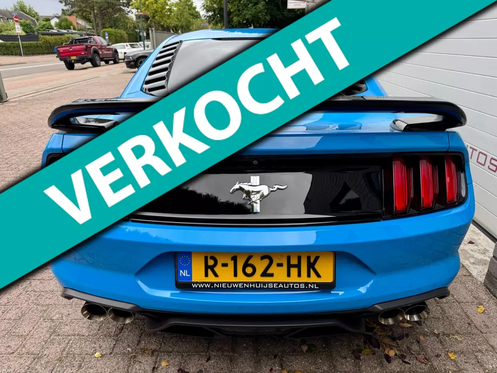 Ford Mustang Shelby GT500 look, RVS Custom uitlaat, leder, Navi, 69.961km!