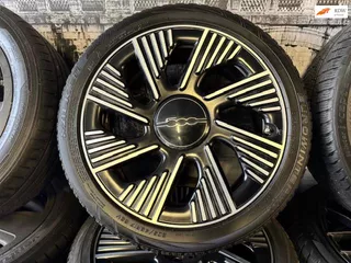 Fiat 500 e: complete winterset 17 inch lichtmetaal Falken