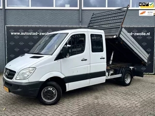 Mercedes-Benz Sprinter 510 2.2 CDI 366 DC kipper Openlaadbak 7 zits NL-Auto/1ste Eigenaar/NAP/APK/Kantel Bak