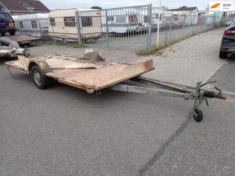 Caravan onderstel met compleet kenteken