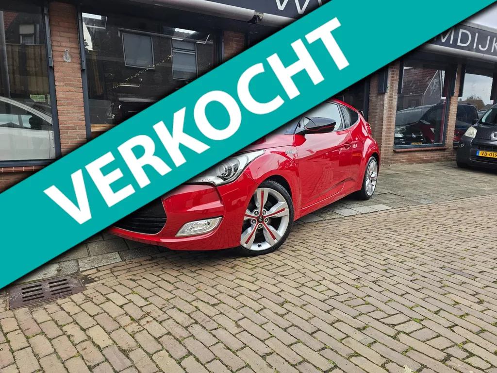Hyundai Veloster 1.6 GDI i-Catcher , Leder , Camera , Panorama dak , Nederlandse auto !