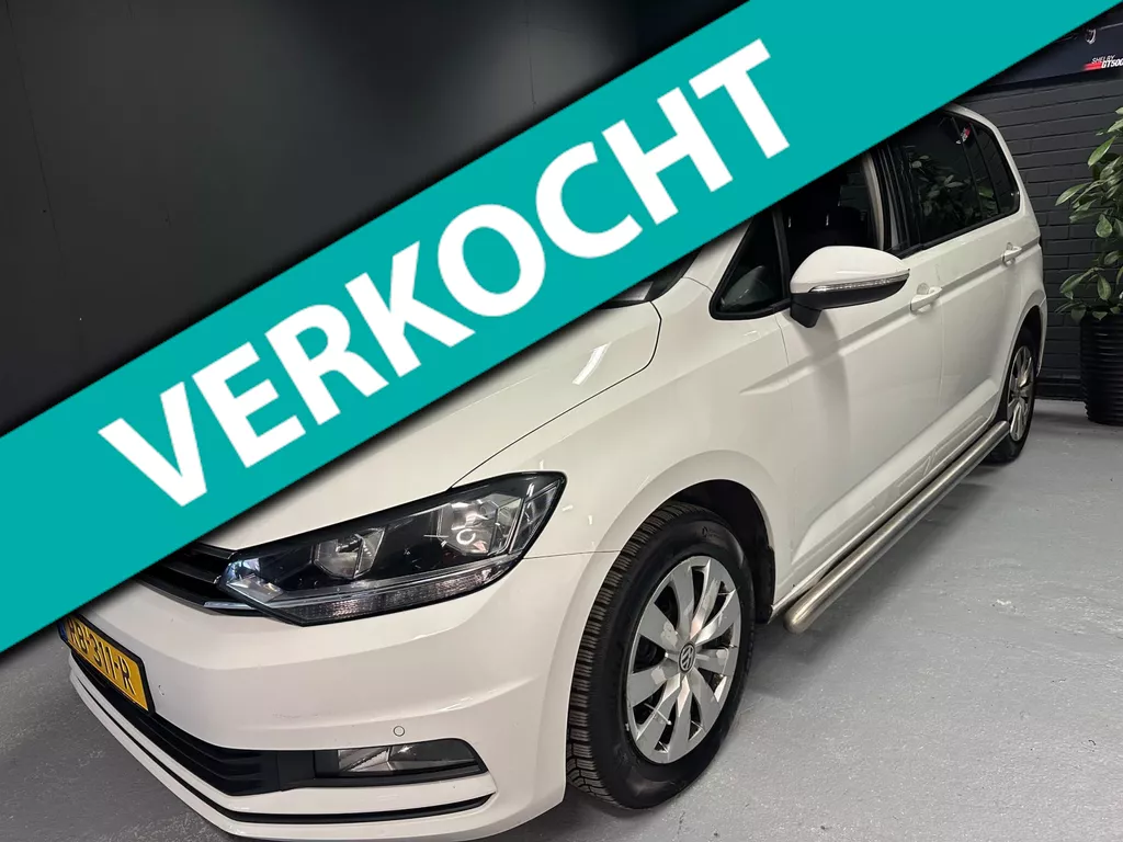 Volkswagen Touran 2.0 TDI SCR Navi Parker-Sen. 11-2017 NAP NL DSG Rijdt Goed !