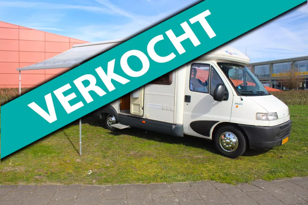 Fiat Ducato 2.8 Tdi Corfu, Frans bed / Vast bed, Nieuwe APK.