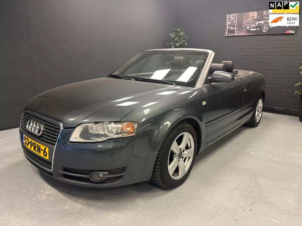 Audi A4 Cabriolet 2.0 TFSI Turbo Cabrio Elec.Dak Automaat Xenon Leder.