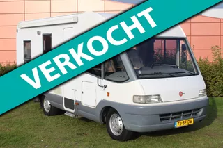 Fiat 230 Burstner 2.5 Tdi 116 PK, Motorairco, Frans bed / vast bed.