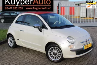 Fiat 500 C 0.9 TwinAir Lounge cabrio parelmoer lage km