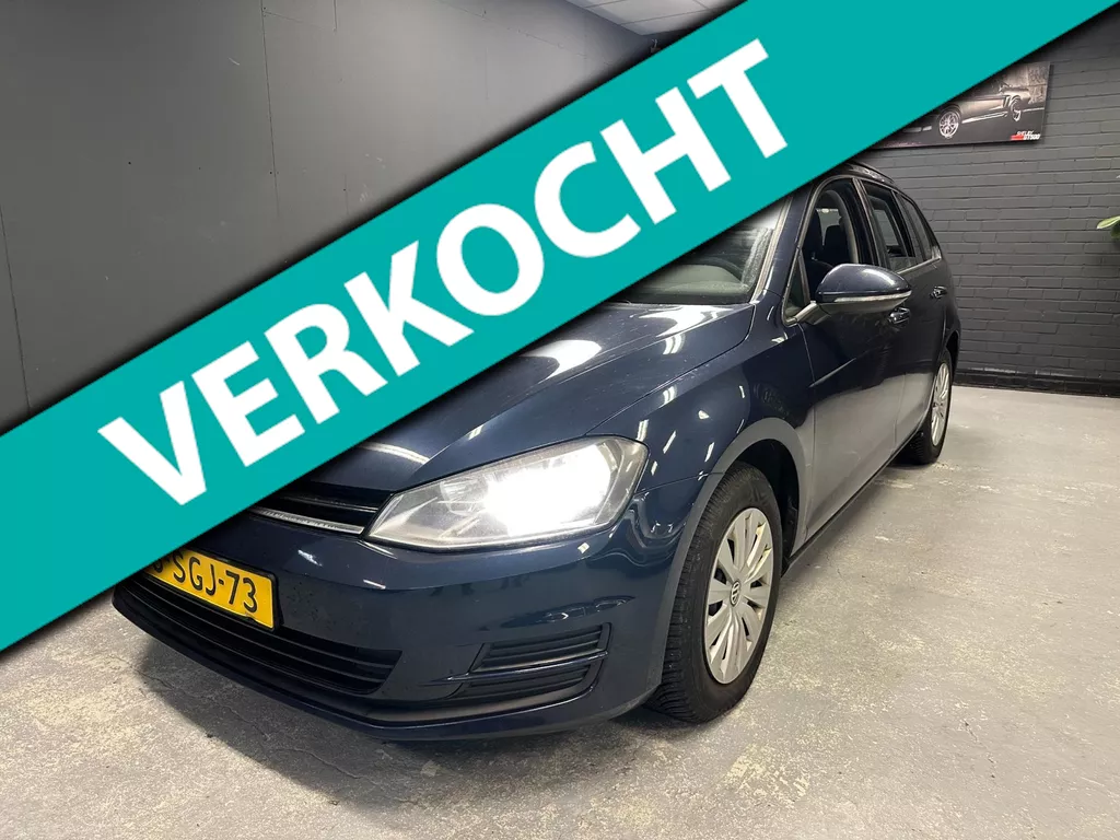 Volkswagen Golf Variant 1.6 TDI NL DSG Lage Lage Km APK 2-2026 RijKlaar.